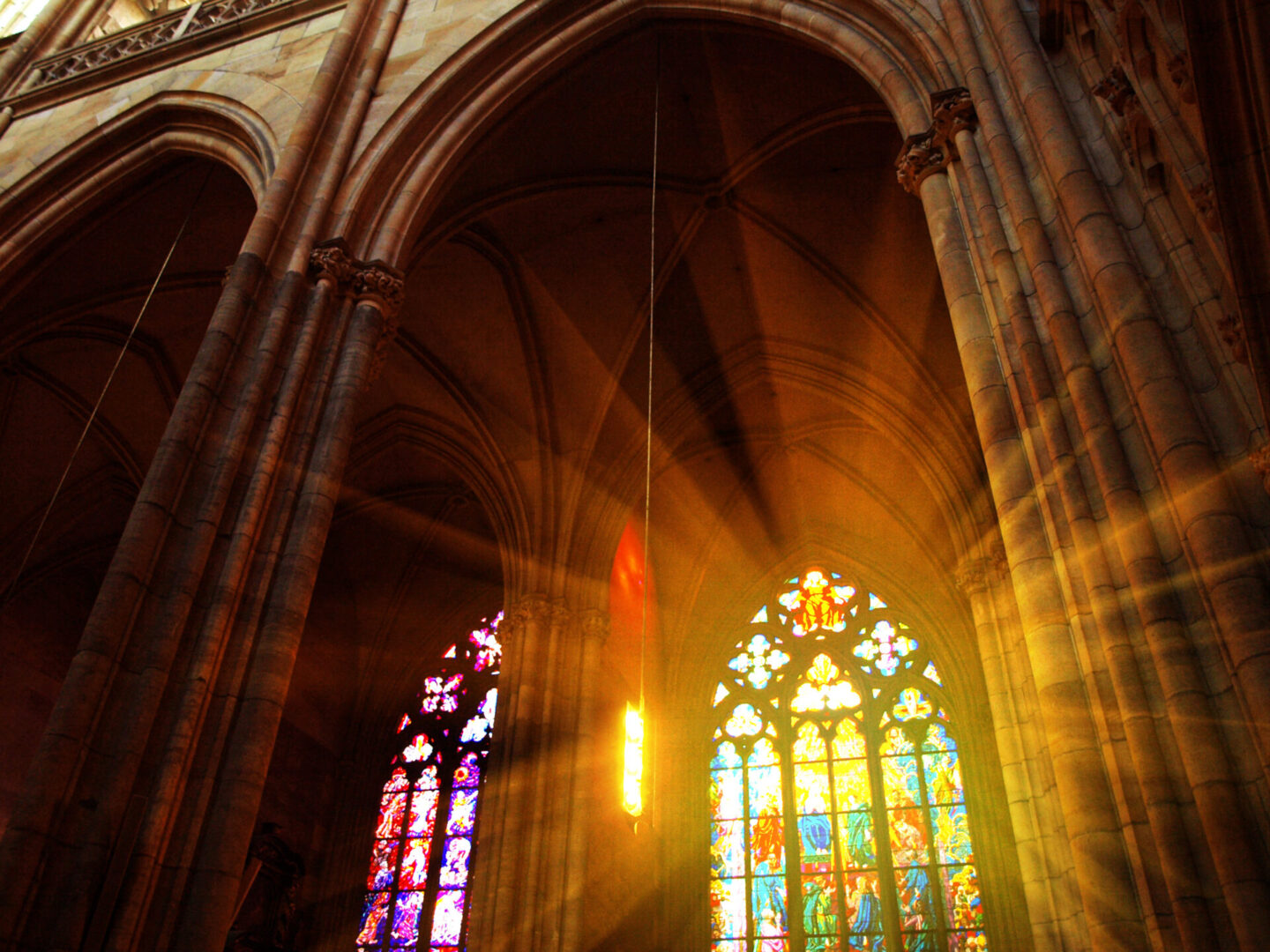 Interior of St. Vitus Cathedral, Prague, Czech Republic KOG Bay Area